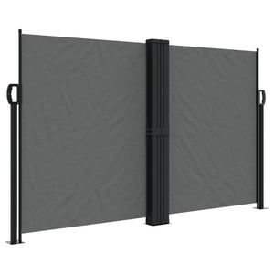 Retractable Side Awning Anthracite 55.1"x236.2