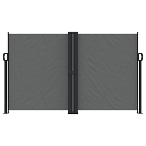 Retractable Side Awning Anthracite 55.1"x236.2