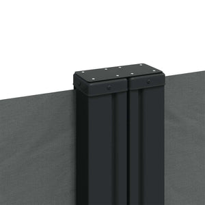 Retractable Side Awning Anthracite 55.1"x236.2