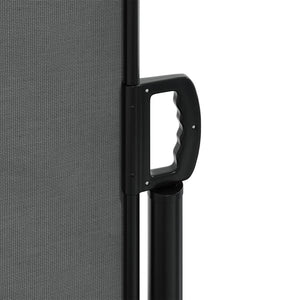 Retractable Side Awning Anthracite 55.1"x236.2