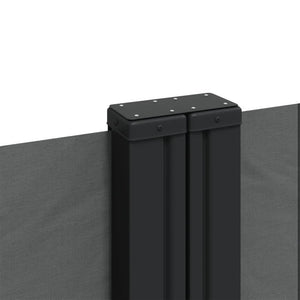 Retractable Side Awning Anthracite 70.9"x393.7
