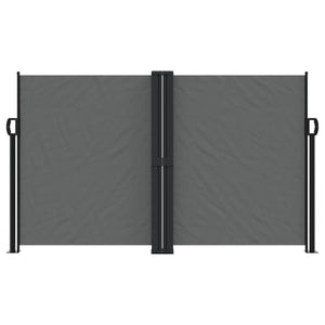 Retractable Side Awning Anthracite 55.1"x472.4