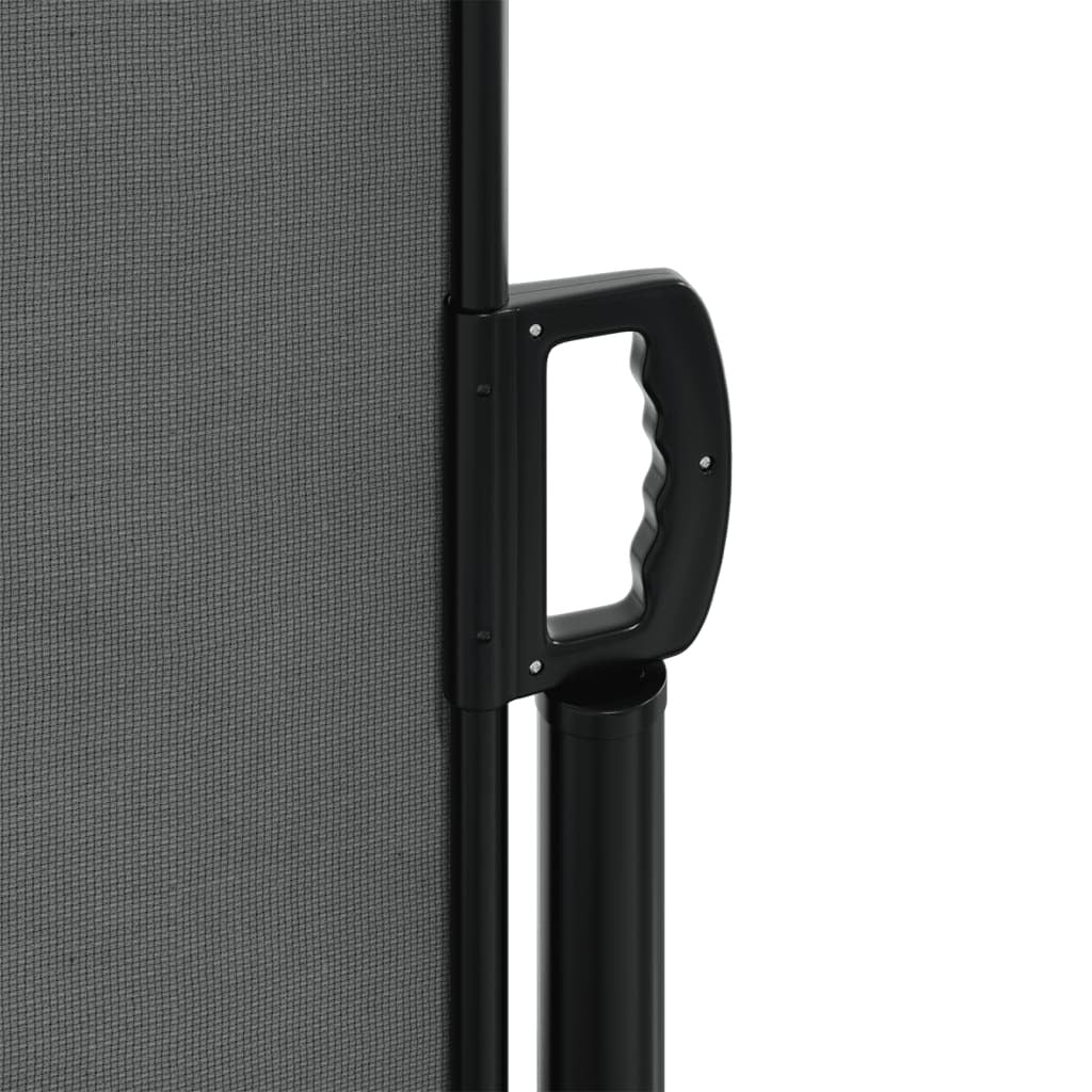 Retractable Side Awning Anthracite 55.1"x472.4