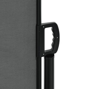 Retractable Side Awning Anthracite 55.1"x472.4