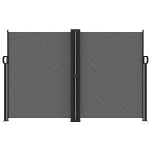 Retractable Side Awning Anthracite 63"x472.4