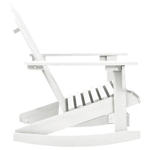 Patio Rocking Chair Wood White