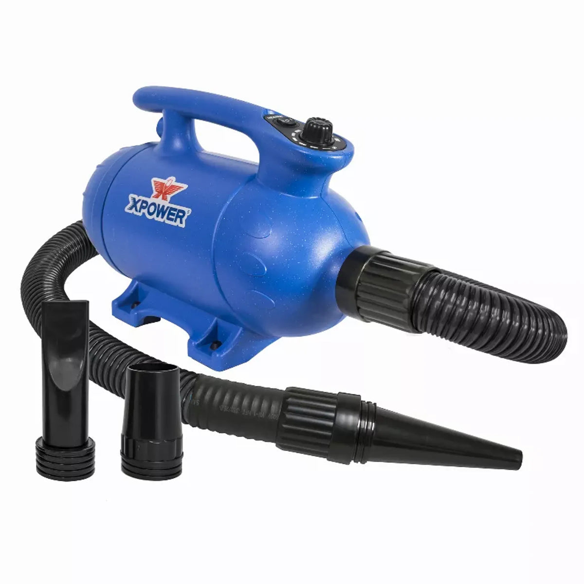 3 HP Variable-Speed Pet Grooming Dryer with Heat & 8-Ft Hose