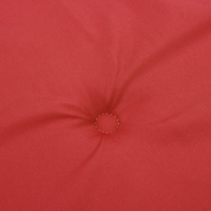 Garden Highback Chair Cushions 4 pcs Red 47.2"x19.7"x1.2" Fabric