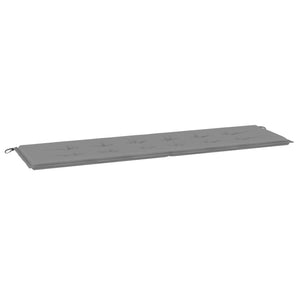 Garden Bench Cushion Gray 70.9"x19.7"x1.2" Oxford Fabric
