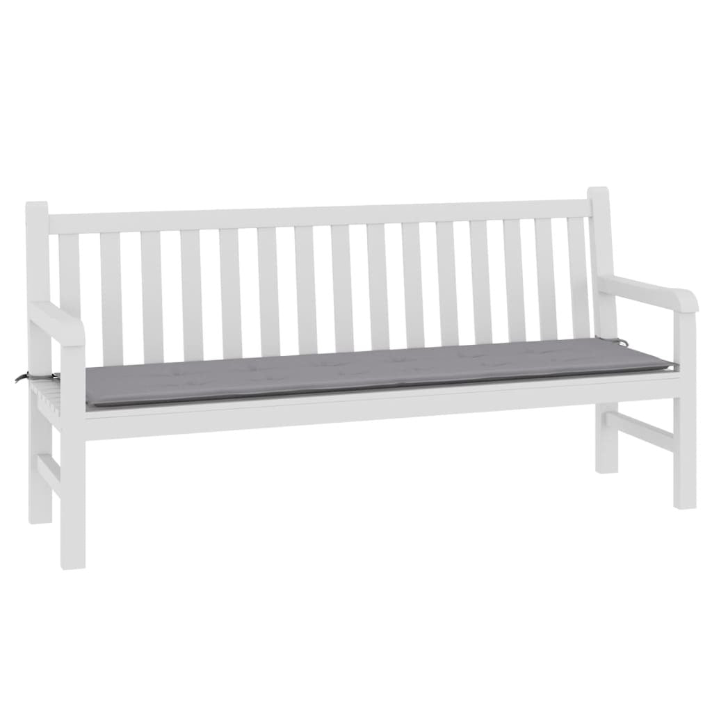 Garden Bench Cushion Gray 70.9"x19.7"x1.2" Oxford Fabric