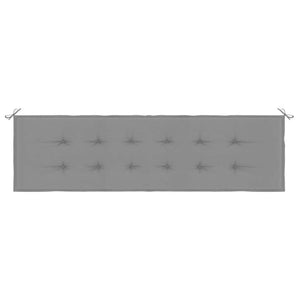 Garden Bench Cushion Gray 70.9"x19.7"x1.2" Oxford Fabric