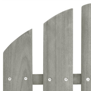 Patio Rocking Chair Wood Gray