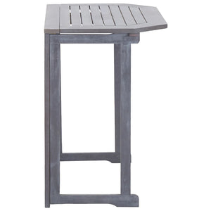 Folding Balcony Table 35.4"x19.7"x29.1" Solid Acacia Wood