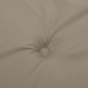 Garden Lowback Chair Cushions 2 pcs Taupe 39.4"x19.7"x1.2" Oxford Fabric