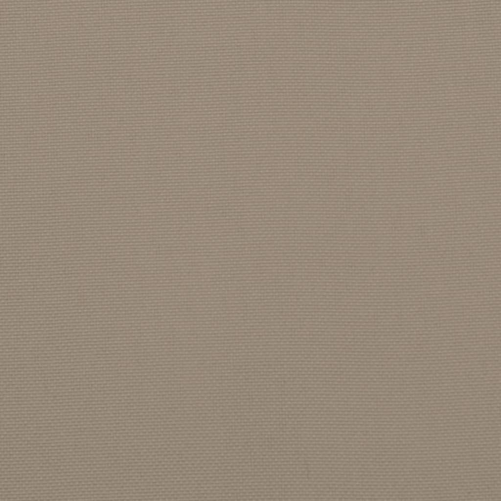 Garden Lowback Chair Cushions 2 pcs Taupe 39.4"x19.7"x1.2" Oxford Fabric