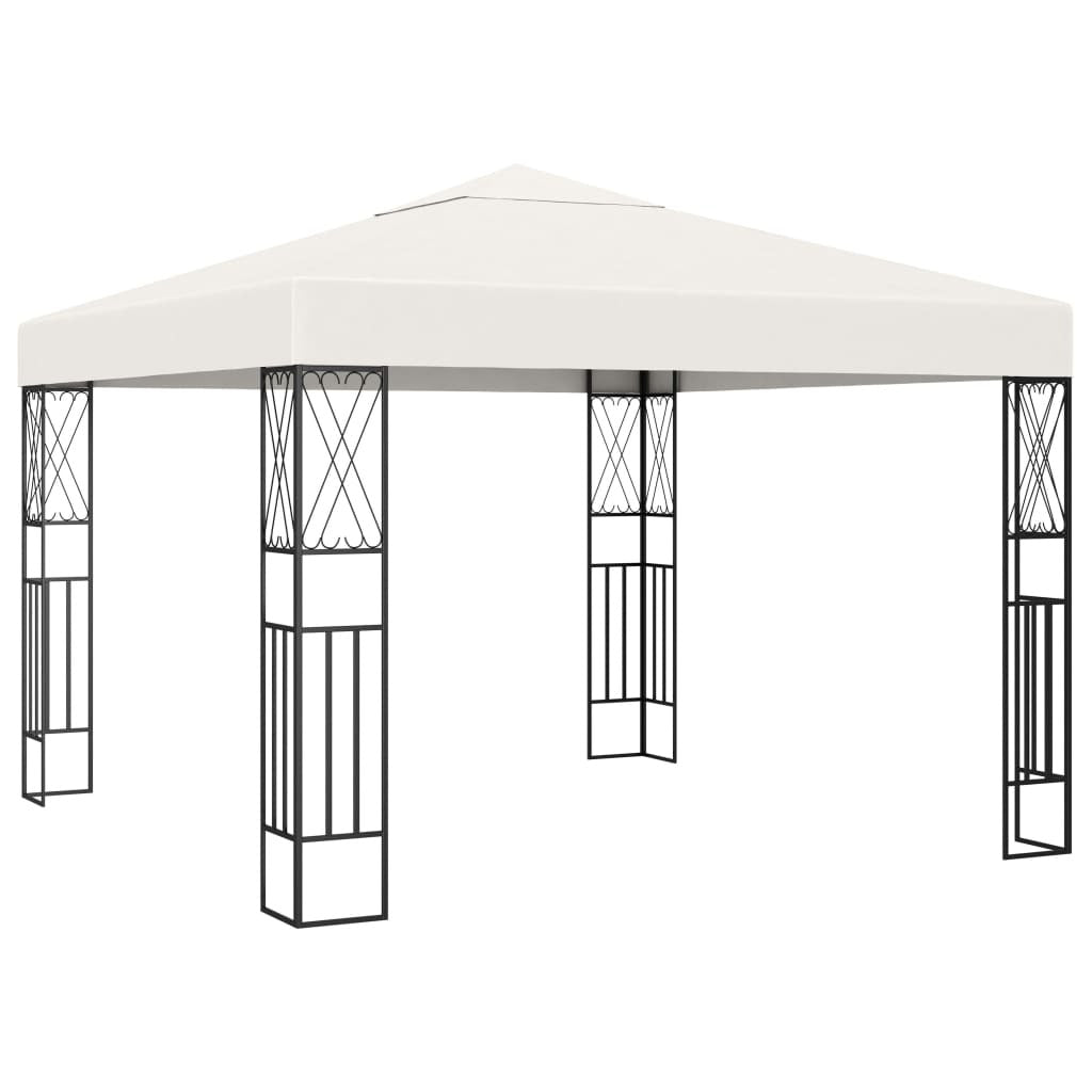 Gazebo 9.8'x9.8'Cream Fabric