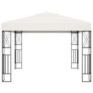 Gazebo 9.8'x9.8'Cream Fabric