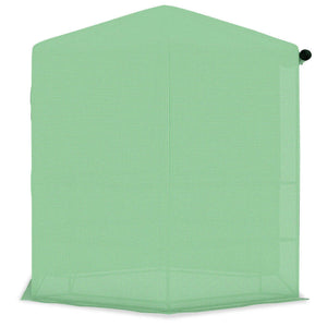 Greenhouse with Shelves Steel 89.4"x87.8