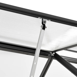 Greenhouse Anthracite Aluminum 63.4 ft