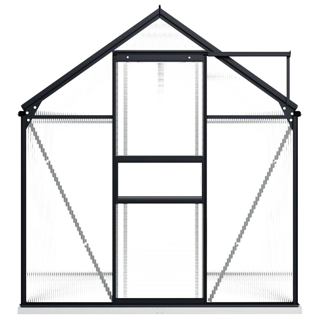 Greenhouse with Base Frame Anthracite Aluminum 38.9 ft