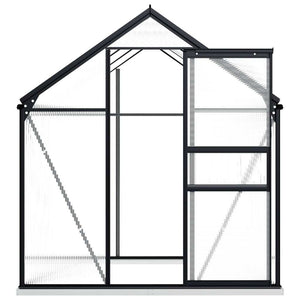 Greenhouse with Base Frame Anthracite Aluminum 38.9 ft