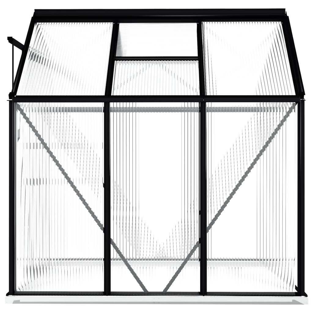 Greenhouse with Base Frame Anthracite Aluminum 38.9 ft
