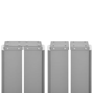 Retractable Side Awning Cream 47.2"x236.2