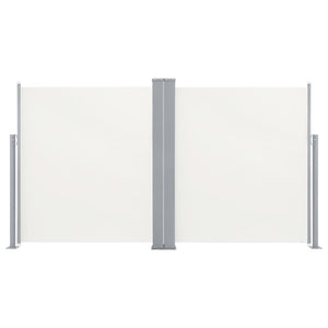 Retractable Side Awning Cream 55.1"x236.2