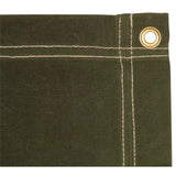 Olive Drab Canvas Tarp — 6 × 8 ft
