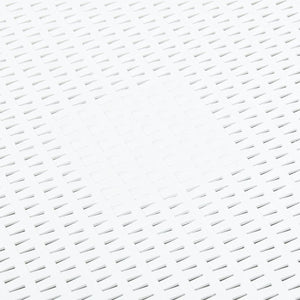 Side Table White 21.3"x21.3"x14.4" Plastic