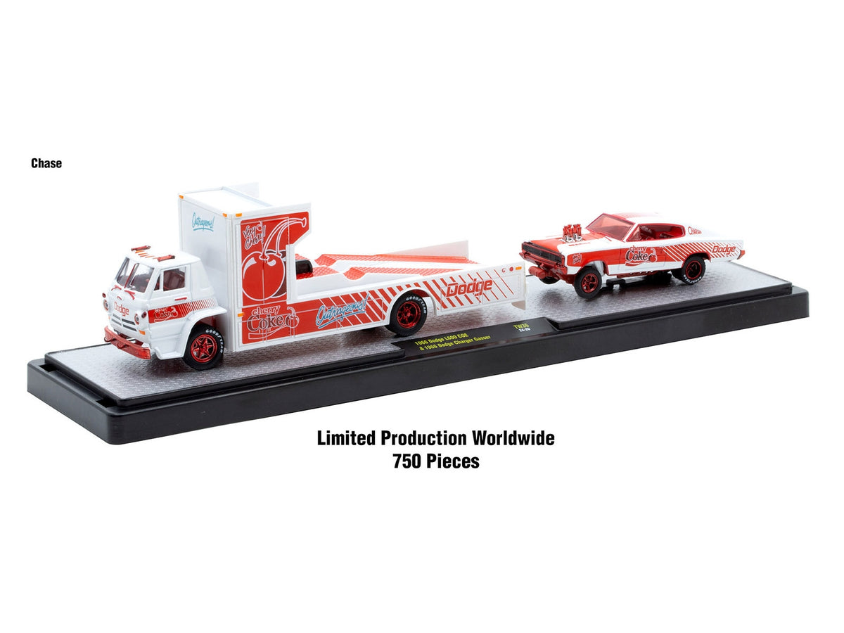 Auto Haulers "Soda" Set of 3 pieces Release 36 Limited Edition to 8000 pieces Worldwide 1/64 Diecast Models by M2 Machines