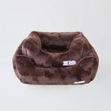 Low-Front Reversible Dog Bed with Poly-Fiber Fill