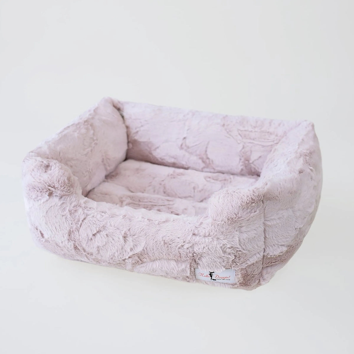 Low-Front Reversible Dog Bed with Poly-Fiber Fill