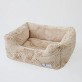 Low-Front Reversible Dog Bed with Poly-Fiber Fill