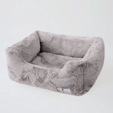 Low-Front Reversible Dog Bed with Poly-Fiber Fill
