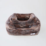 Faux Mink Dog Bed – Soft Plush Resting Bed