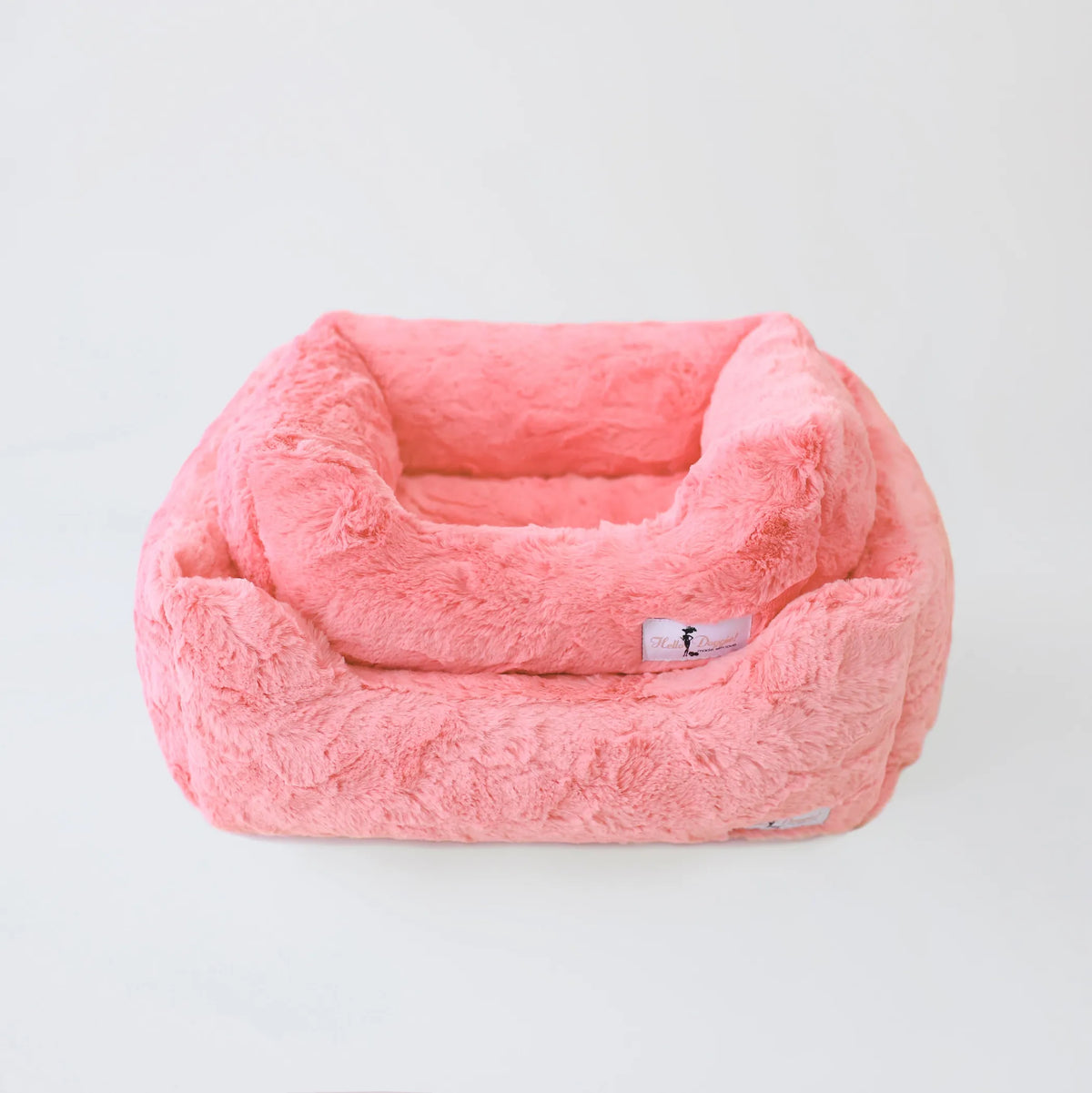 Reversible Cuddle Dog Bed with Poly-Fiber Fill
