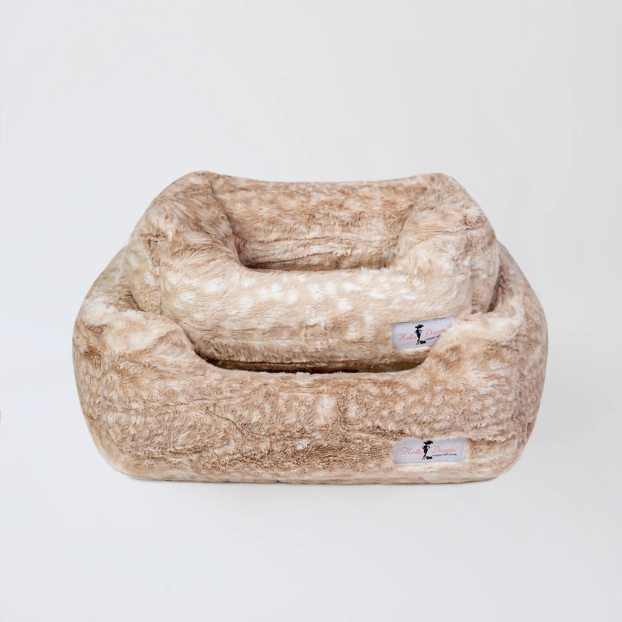 Reversible Plush Dog Bed – Soft Poly-Fiber Cushioning