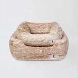 Reversible Plush Dog Bed – Soft Poly-Fiber Cushioning