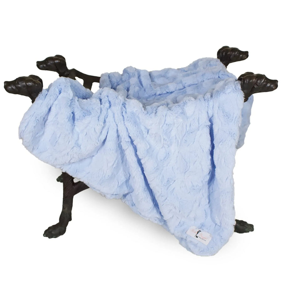Bella Dog Blanket - Baby blue LARGE 1