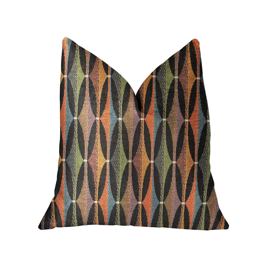 Plutus Jazzy Crystal Multicolor Luxury Throw Pillow