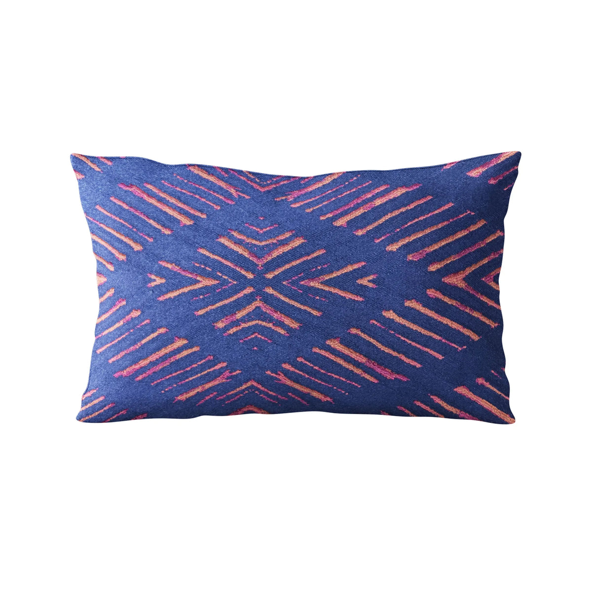 Plutus Blue Hypno Abstract Luxury Throw Pillow