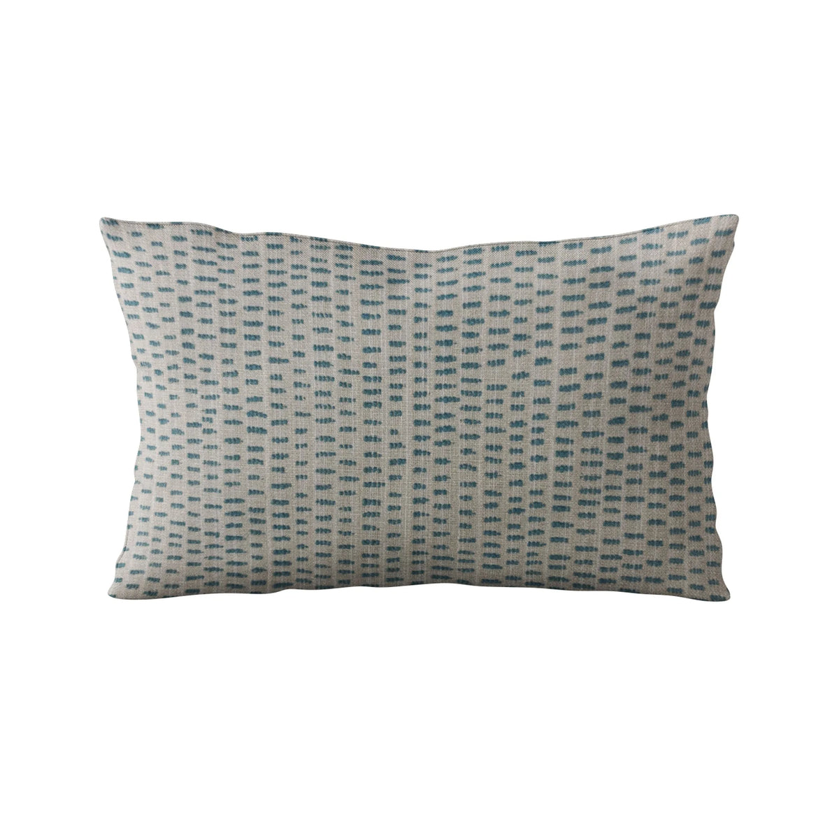 Plutus Blue Punctuation Dot Luxury Throw Pillow
