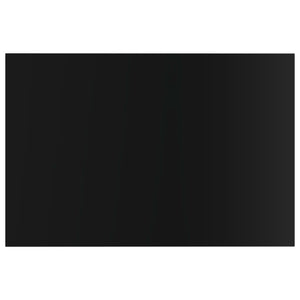 Bookshelf Boards 8 pcs High Gloss Black 23.6"x15.7"x0.6" Engineered Wood