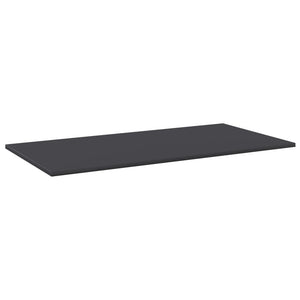 Bookshelf Boards 8 pcs Gray 31.5"x11.8"x0.6" Engineered Wood