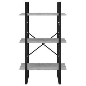 Storage Shelf Concrete Gray 23.6"x11.8"x41.3" Engineered Wood