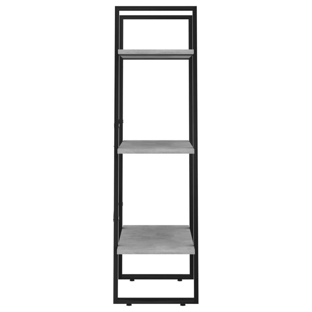 Storage Shelf Concrete Gray 23.6"x11.8"x41.3" Engineered Wood
