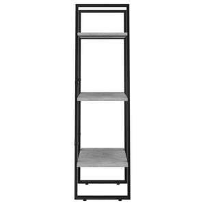 Storage Shelf Concrete Gray 23.6"x11.8"x41.3" Engineered Wood