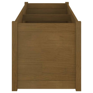 Garden Planter Honey Brown 59.1"x19.7"x19.7" Solid Wood Pine