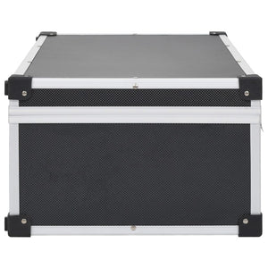 CD Case for 80 CDs Aluminum ABS Black